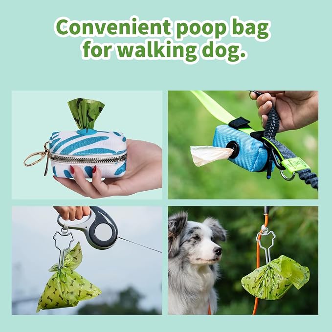 Dog Poop Bags 540 Count (36 Rolls) β Biodegradable, Extra Thick, Leak-Proof Pet Waste Bags | Unscented Doggie Bags | Fits All Dispensers | Eco-Friendly | All Breeds