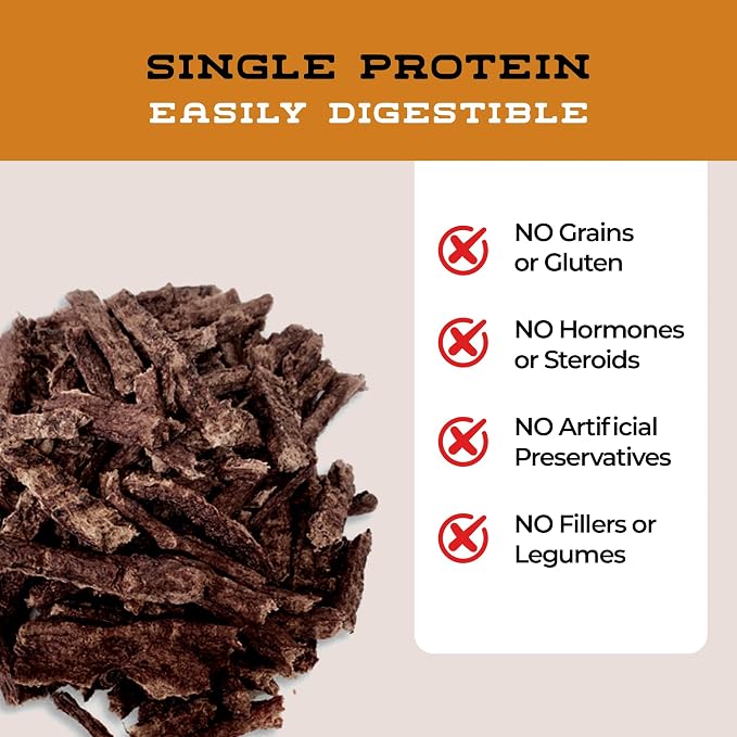 Bison Bits Grain Free Natural Dog Training Treats for Small to Large Breed - Low Calorie, High Value, Healthy Dog Treats for Small, Medium & Large Dogs (16oz)