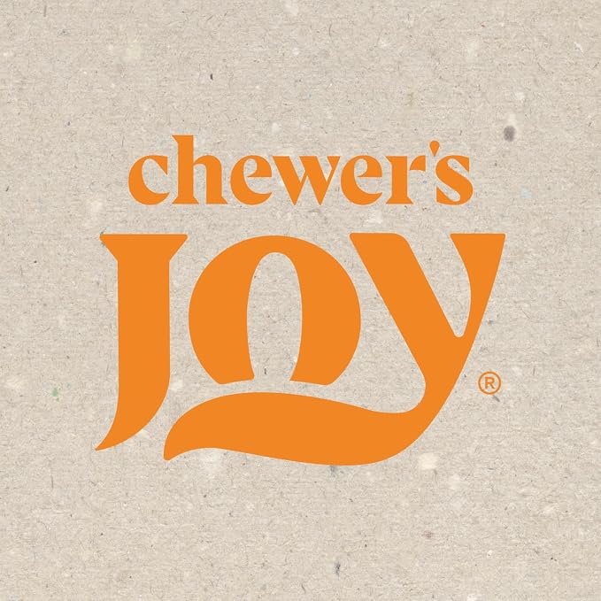 Chewer's Joy Bully Spring Chews (6 Count) – Natural Dog Treats – Single Ingredient Long-Lasting Chews, High Protein