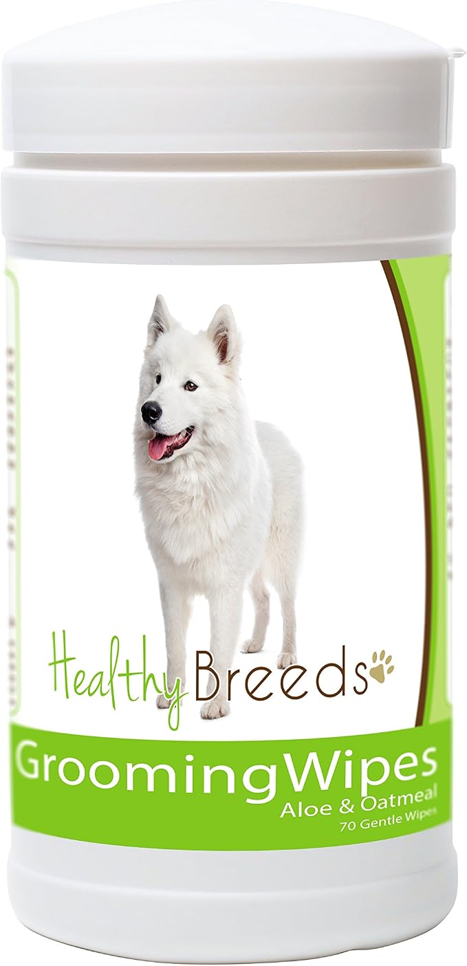 Healthy Breeds Samoyed Grooming Wipes 70 Count