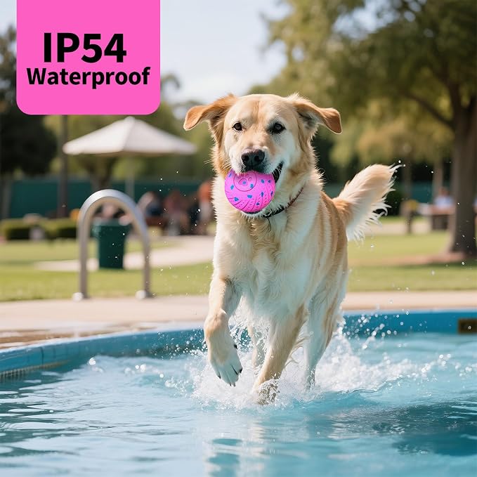 2-in-1 Interactive Dog Ball Toy for Aggressive Chewers, Automatic Moving & Bouncing E-TPU Dog Ball, 3 Modes Smart Pet Toy with Motion Sensor