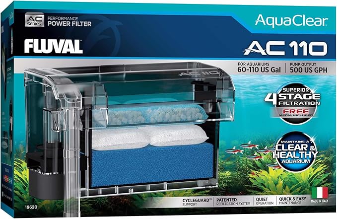 Fluval - Media Maintenance Kit for AC110 Power Filter - for Use in Freshwater & Saltwater Aquariums