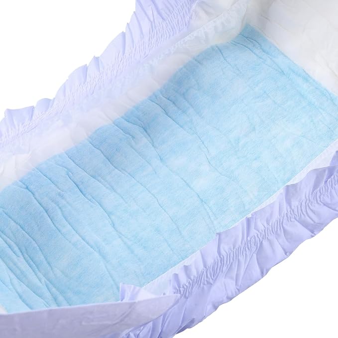 CutiePlusU Disposable Diaper 10 Pieces Protective Underwear Absorbent Briefs Dry Surface- Purple (Medium 28"-38")
