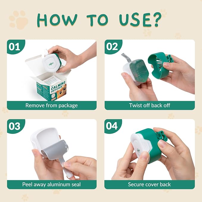 Cat Calming Gel Diffuser for Travel – Pheromone Diffuser for Cats & Kittens to Reduce Anxiety and Stress-Related Behaviors, No Electricity Needed, Long-Lasting Enhanced Calming Aid (2 Pack)