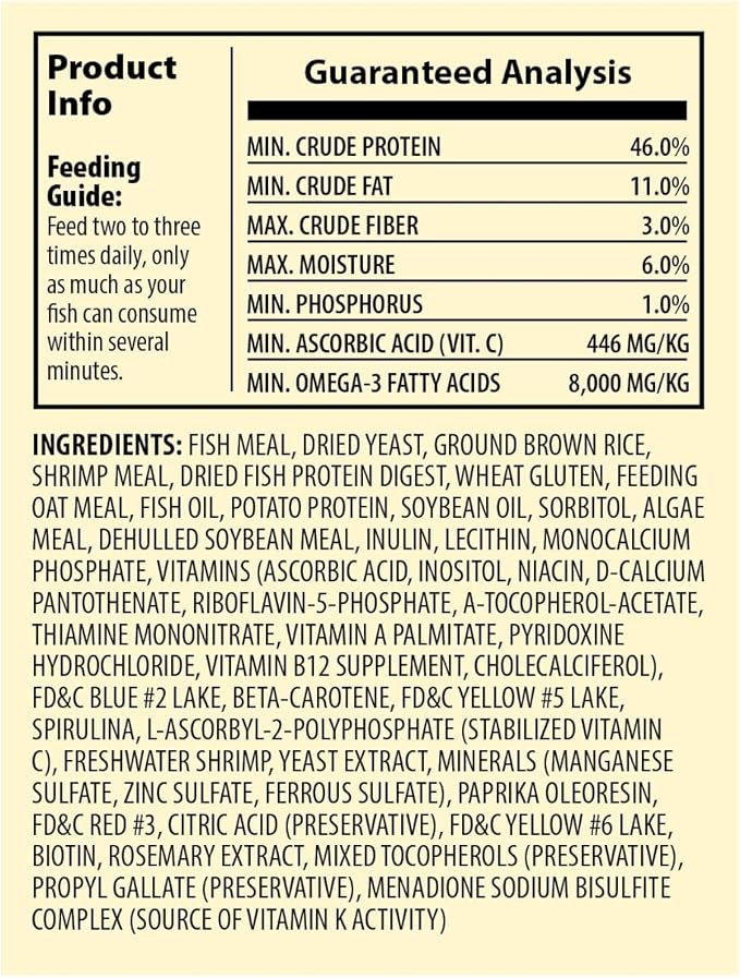 TetraMin Nutritionally Balanced Tropical Flake Food for Tropical Fish, 2.2 oz