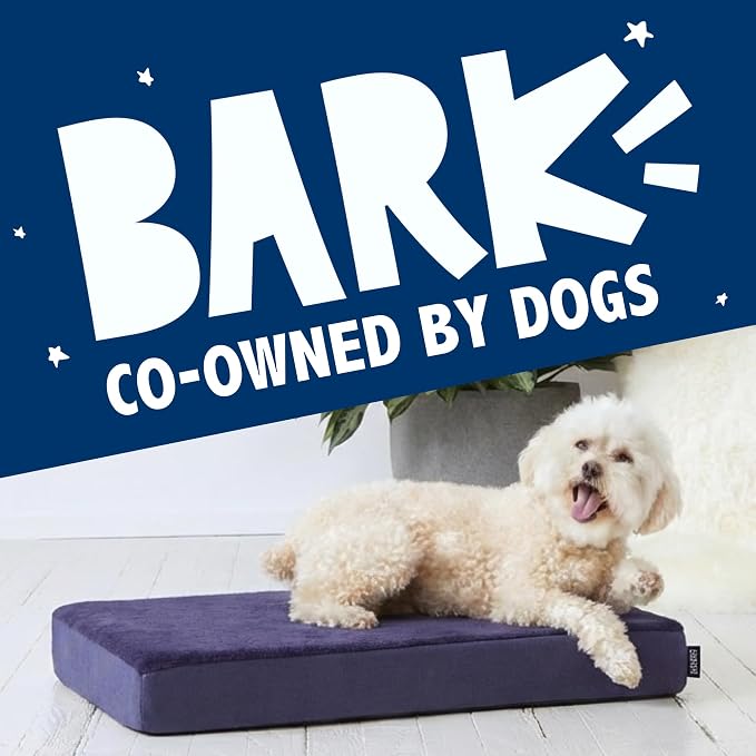 Barkbox Orthopedic Dog Bed with Memory Foam - Comfortable, Durable & Machine Washable Pet Bed - XL - Navy