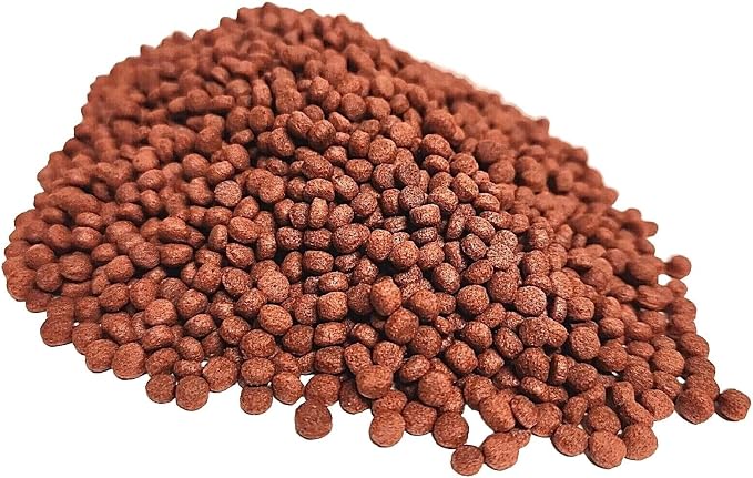 4-5mm -1/8"-3/16" Red Color Enhancing Floating Pellets for Koi & All Pond Fish, Cichlids, Medium Sized Tropicals - 4-lb