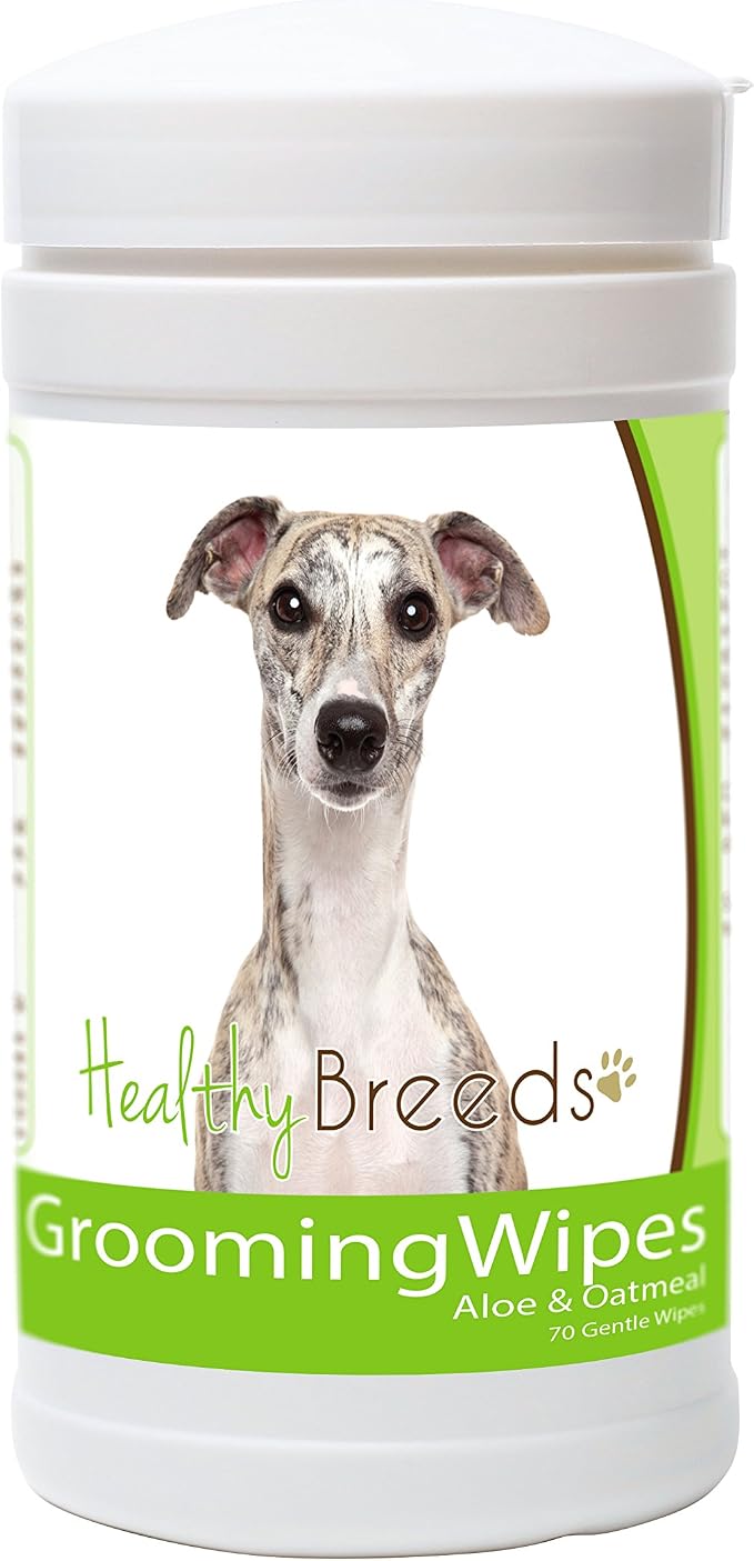 Healthy Breeds Whippet Grooming Wipes 70 Count