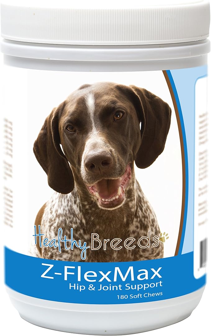Healthy Breeds German Shorthaired Pointer Z-Flex Max Dog Hip and Joint Support 180 Count