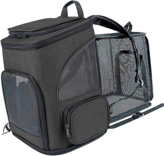 ordinarYone Convertible Pet Carrier For Dogs With Antislip Base And Rings Travel Bed Storage Bag Durability