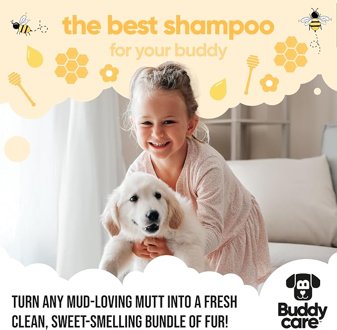 Itch Relief Dog Shampoo by Buddycare | with Aloe Vera and Pro Vitamin B5 (50.72oz)