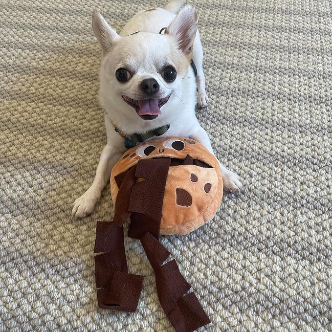 CHEWFFON Dog Puzzle Toys,Hide and Seek Dog Toys Potato Chips & Dog Enrichment Toys,Hide and Seek Dog Toys Cookie