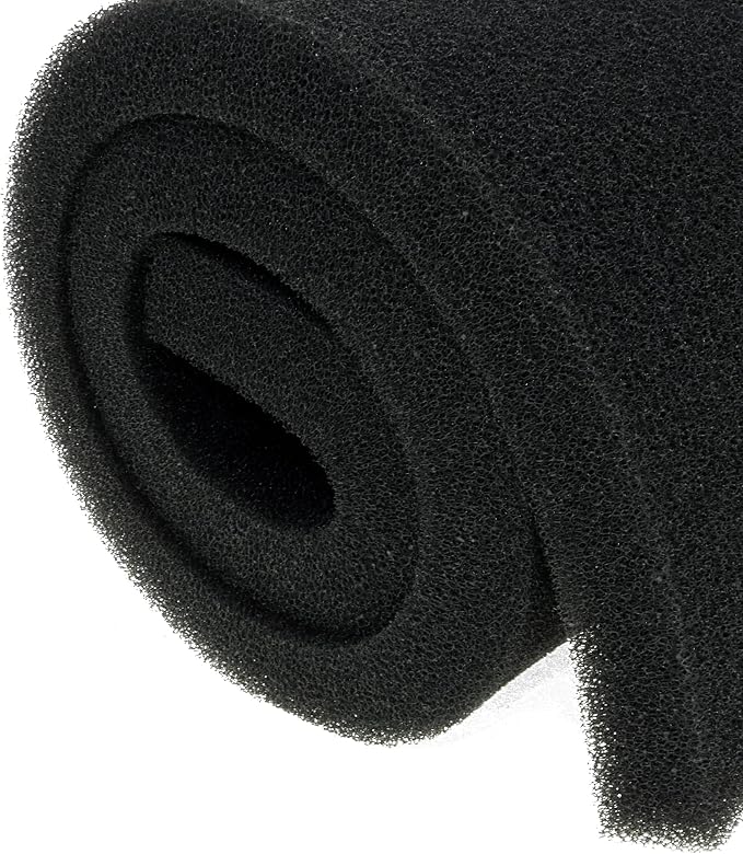 AFA Aquarium Filter Media Sponge Pad, Fish Tank Bio Open Cell Coarse Foam Block Foam Pre Filter Sponge Material (12" x 72" x 1" 30ppi)