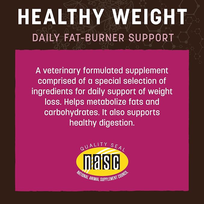 Earth Animal Apothecary Powder Supplement - Healthy Weight Nutritional Powder for Dogs & Cats - 8 oz