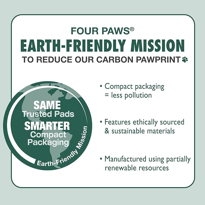 Four Paws Wee-Wee Superior Performance Unscented Extra-Large Pee Pads for Dogs & Puppies, Quilted Leak-Proof Dog Housebreaking Potty Training Floor Protection, 28" x 34", 21 Count