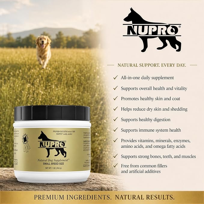 Nutri-Pet Research Nupro Dog Supplement, Small Breed, 1-Pound