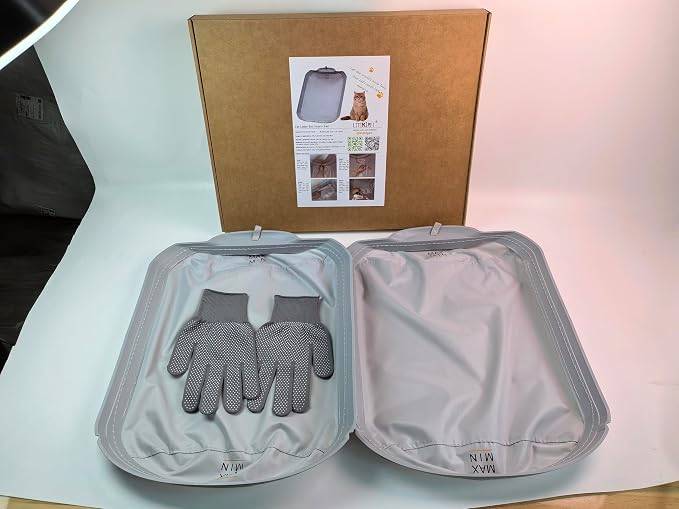 Smart Cat Litter Box Accessories Waterproof Pad Soft Fabric Liner/Pad Soft Mat Removable Liner for 95L Automatic Cat Litter Box (Two Pad Set)
