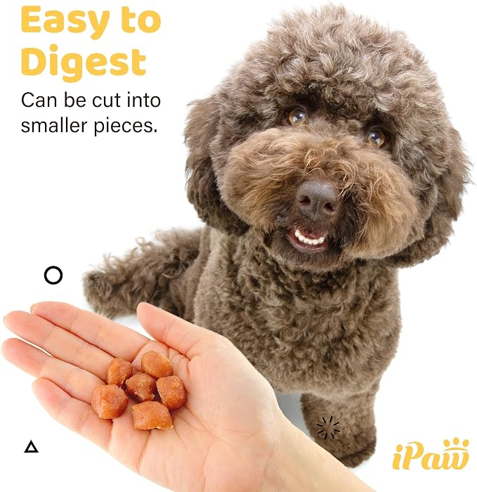 iPaw 5 Stock-Up Combo Chicken Tots Dog Treats for Puppy Training, SQF Certified Human Grade Dog Treat, Hypoallergenic, Easy to Digest (Chicken Tots), 5 Packs