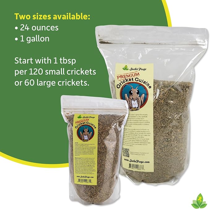 Josh's Frogs Premium Cricket Cuisine Cricket Gutloading Food (24 oz)
