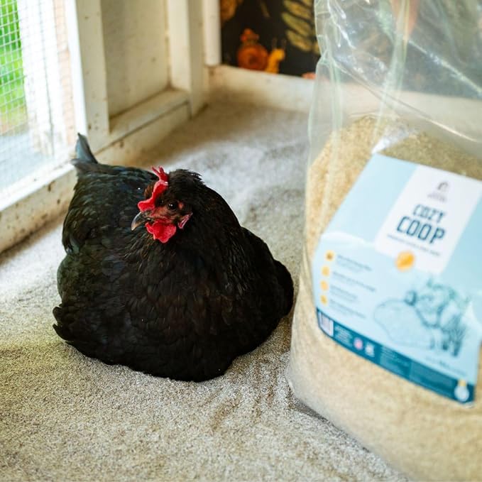 Cozy Coop Premium Siftable Hemp Bedding for Chicken Coop & Small Animals, Super Fine Low Dust Absorbent Hemp Bedding, Made in USA for Deep Litter, Nesting Boxes & Brooders, 10lb