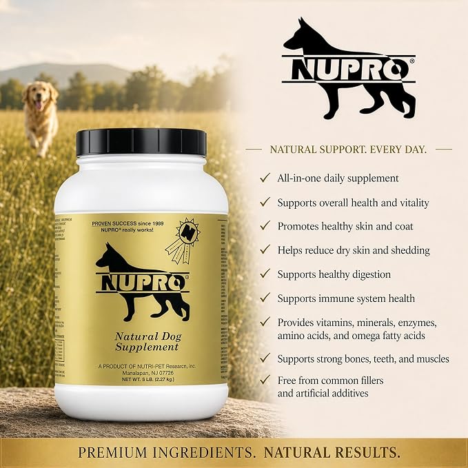 Nupro Natural Dog Supplement | Daily wellness support