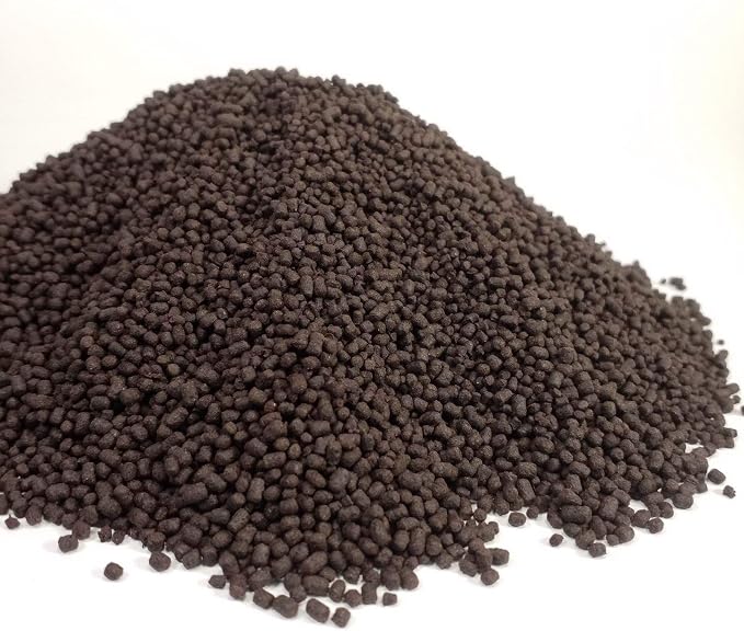 1/16"- 2 mm California Blackworm Floating Pellets with Color Enhancers and Vitamins for All Cichlids,Tropical Fish and Koi & Pond Fish - 1/2-lb