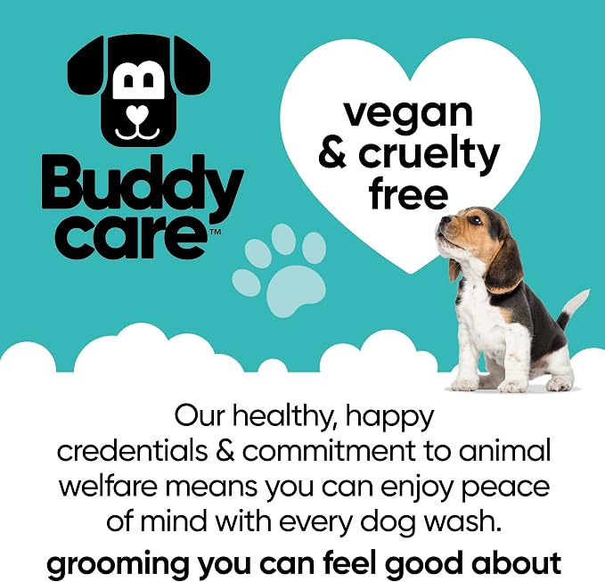 Tropical Dog Shampoo by Buddycare | Dry Skin & Itchy Skin Relief for Smelly Dogs | Deep Cleansing Shampoo for Dogs Puppy Sensitive Skin | Dog Shampoo & Conditioner | with Aloe & Vitamin B5 (16.90oz)