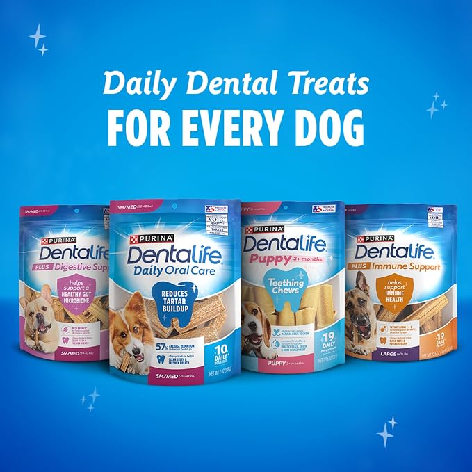 Dentalife ActivFresh Pack of 4 Dog Chews for Small Dogs, Dental Chews to Freshen Breath, Chicken Flavor, 13.5 oz. Each, 45 Each/90 Total - 45 Ct. Pouch