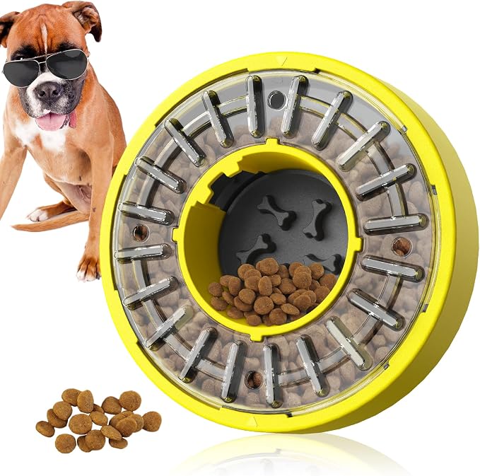 Dog Puzzle Toys, Dog Treat Puzzle Slow Feeder, Interactive Enrichment Toys for Large/Medium/Small and Smart Dog-VINE1
