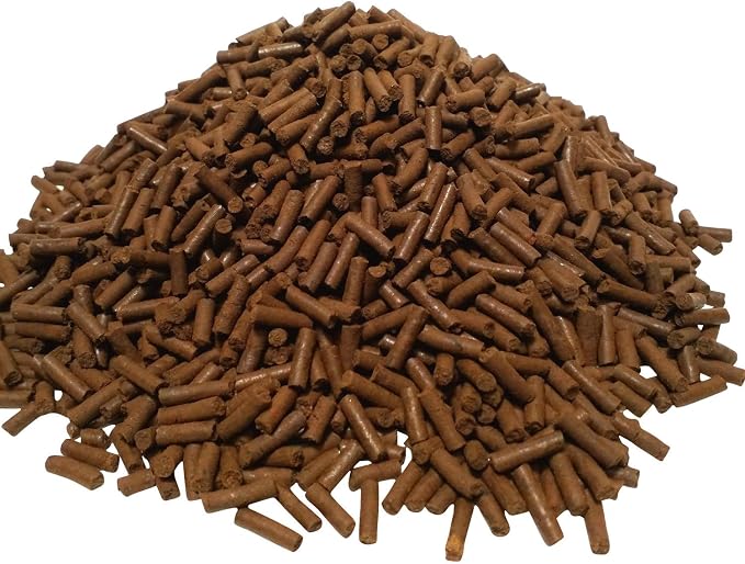 5-Type 1/8" x 7/16" Sinking Sticks of Multi-Worms, California Blackworms, Tubifex Worm, Earthworms, Bloodworm Sticks for Shrimp, Snails All Tropical Fish - 2-lbs