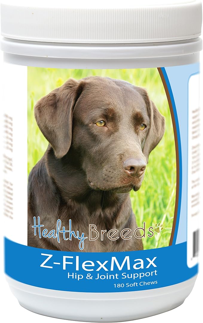 Healthy Breeds Labrador Retriever Z-Flex Max Dog Hip and Joint Support 180 Count