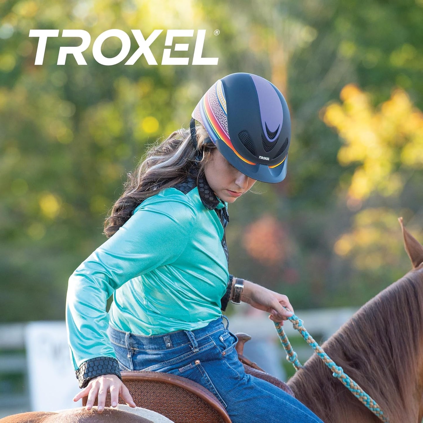 Troxel Dynasty Ultralight Horse Riding Helmet, Low-Profile, Adjustable Design, Safety Horseback Riding Gear