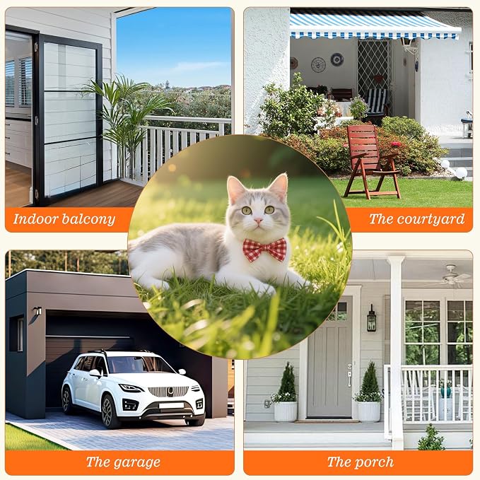 Cat Litter Box Enclosure, Large Cat Litter Box Furniture Transparent Glass Door, Fit Most of Litter Box, Modern Indoor Partitioned Cat House, End Table, 39.4 X 21.7 X 24.8 Inches, White