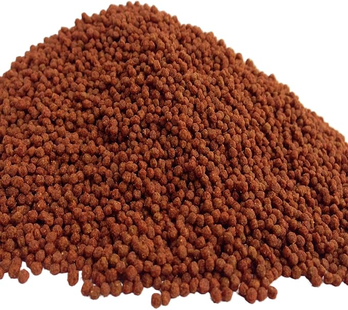 3mm - 1/8" Red GRO Color Enhancing Floating Pellets for Cichlids, Mid Level Catfish, All Koi & Pond Fish, for All Community Tropical Fish - 1-lb