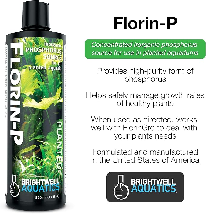 Brightwell Aquatics Florin P - Inorganic Phosphorus Source for Planted Freshwater Aquariums