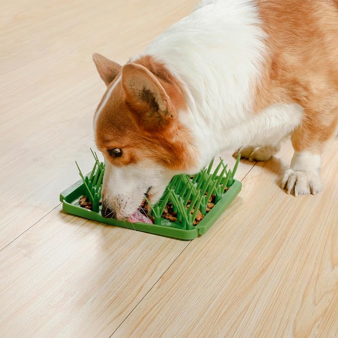 Tall Tails Grass Foraging Mat for Dogs and Cats – Slow Pet Feeder Puzzle Mat for Easy & Engaging Feeding