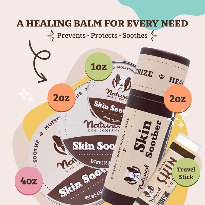 Natural Dog Company Healthy Skin Bundle, Supports Healthy Skin and Relieves Dry, Itchy Skin, Allergy Relief for Dogs