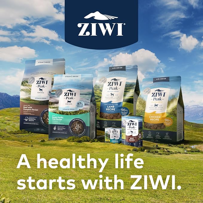 ZIWI Peak Air-Dried Cat Food Bundle High Protein, Grain Free & Limited Ingredient Superfoods (Beef, 14oz + Lamb + Chicken)