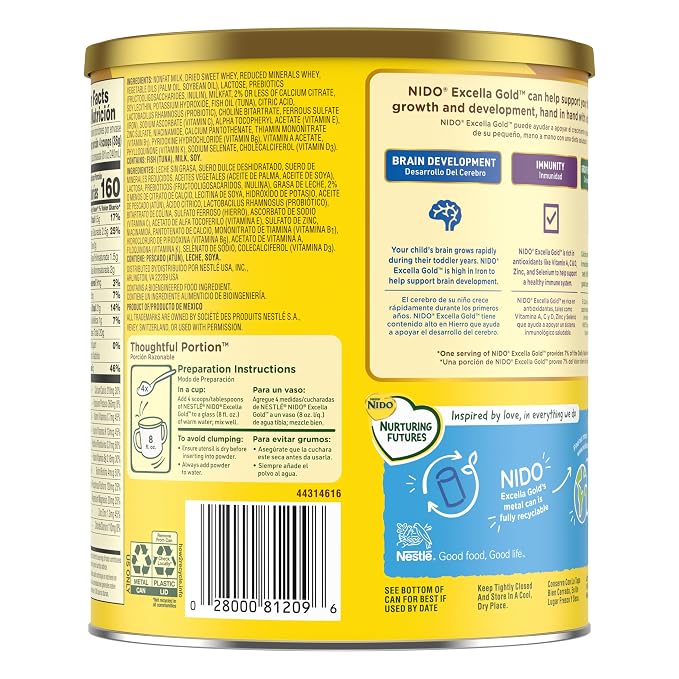 Nido Excella Gold Original Milk Powder 4 Pack Of 800G
