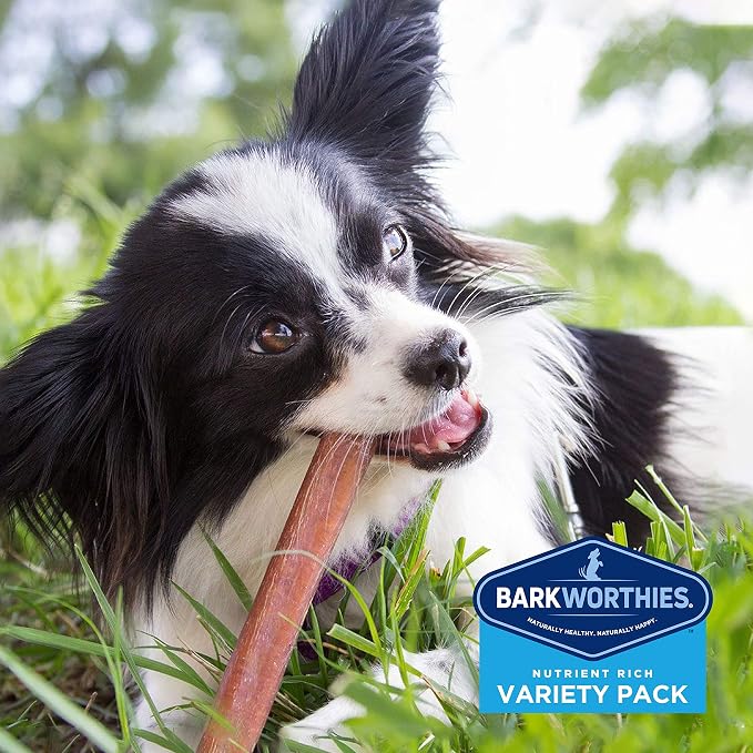 Barkworthies Small Canine Variety Pack - 5 Count (Pack of 1) - Protein-Rich, All-Natural, Easily Digestible, Rawhide Alternative, Promotes Dental Health