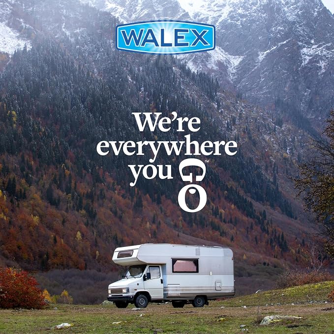 Walex Citra-Fresh Liquid Holding Tank Treatment for RV, Camper & Marine - Black Water Tank Deodorizer for Rapid Breakdown of Waste & Toilet Paper, Biocide-Free, Septic Tank Safe, 64oz