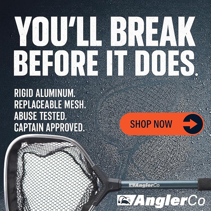 Core Series Bait Net, 12" Handle, 8" Hoop, Aluminum Frame with EVA Grip