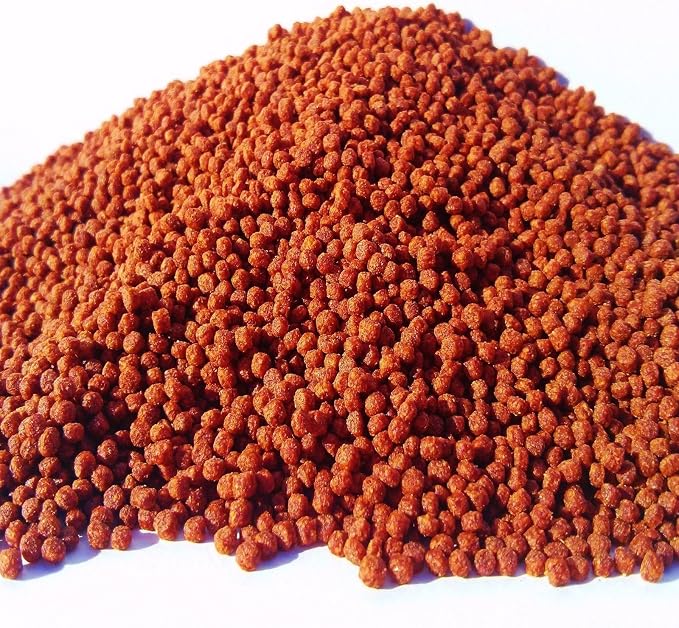 Pearl Flower Horn Cichlids, Red Parrot Cichlids 2mm - 1/16" Color Enhancing Floating Pellets with Astaxanthin, for All Cichlids & Tropical Fish...1 lb
