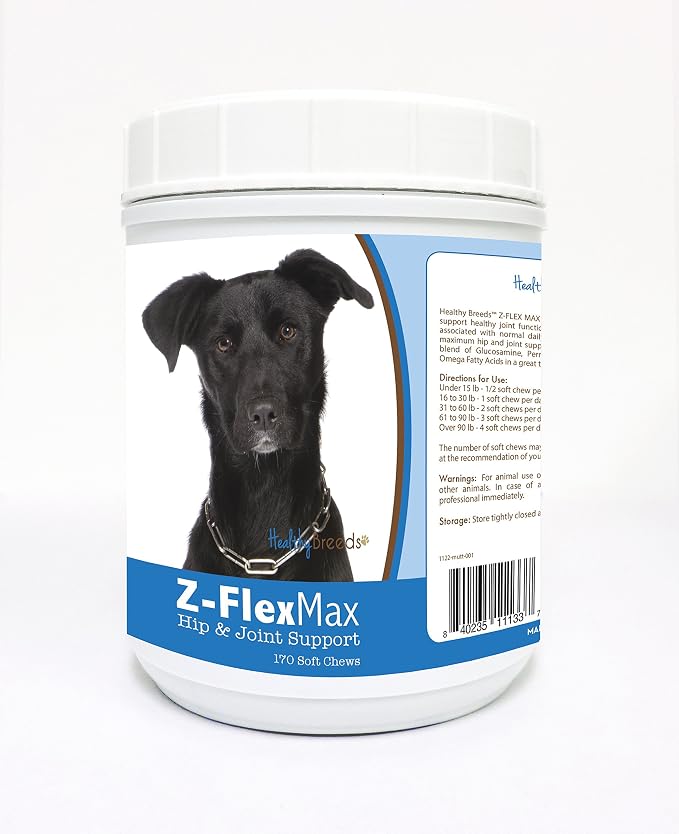 Healthy Breeds Mutt Z-Flex Max Hip and Joint Soft Chews 170 Count