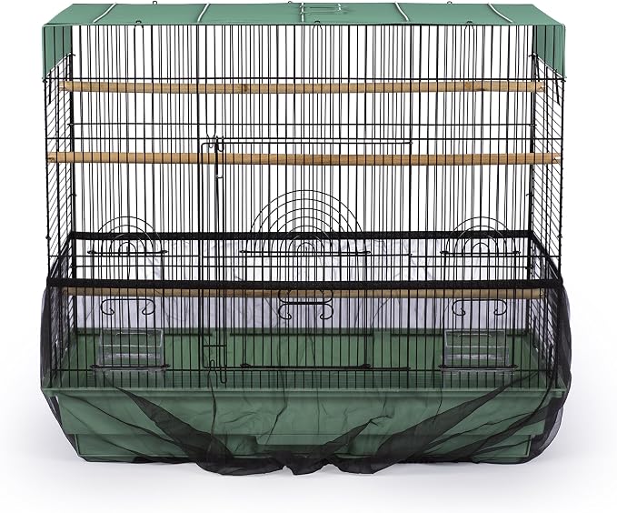 Prevue Pet Products 820B Mesh Bird Seed Catcher, Black, Small/7" (Pack of 2)