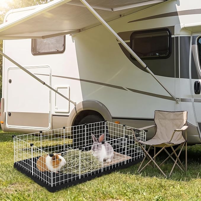 PJYuCien C&C Cage Bottom 24"x48", Easy to Install | Use as Top, Use as Bottom and Top Set, Protect Floor, Saves Time and Effort,for Guinea Pig and Other Small Animals