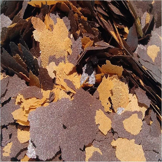 California Blackworm & Earthworm Premium Flakes for Discus, Cichlids All Community Tropical Fish Also Pellet Mix, Wafer Mix Included…1-lb 2oz