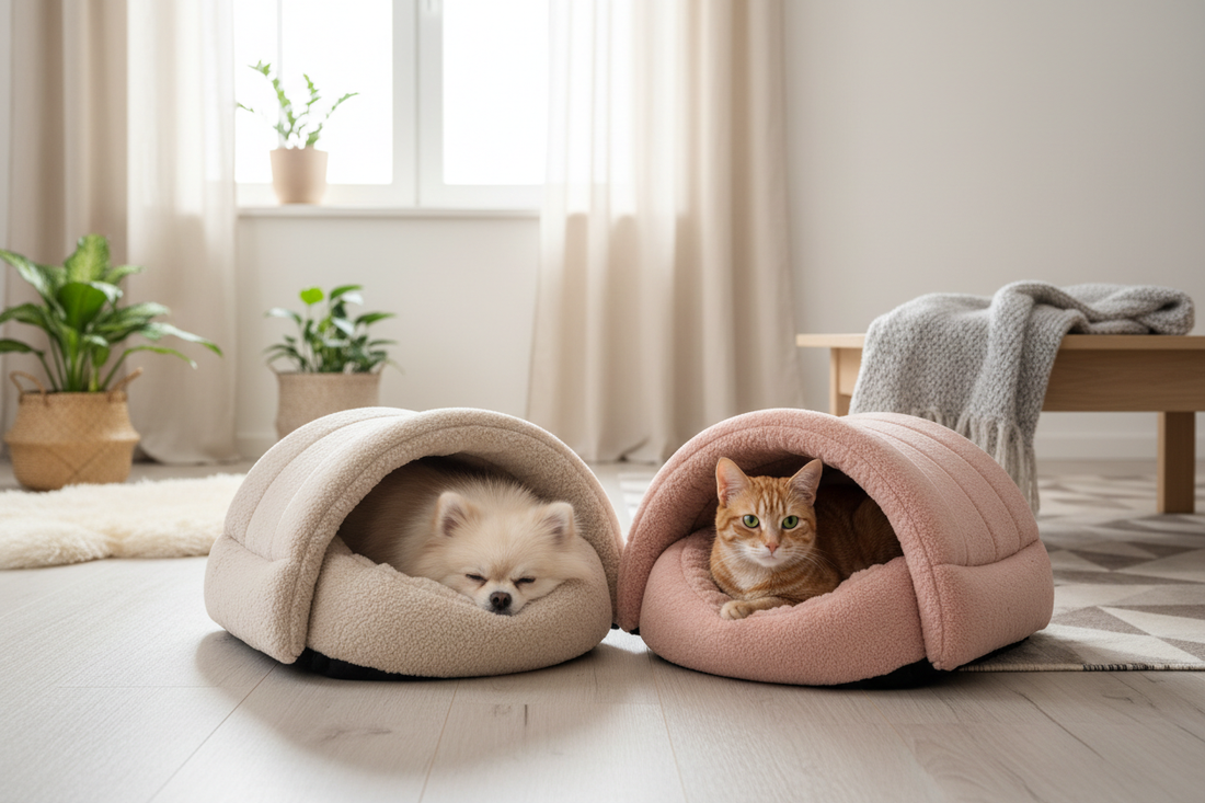 Cozy Burrow Beds for Small Dogs and Cats