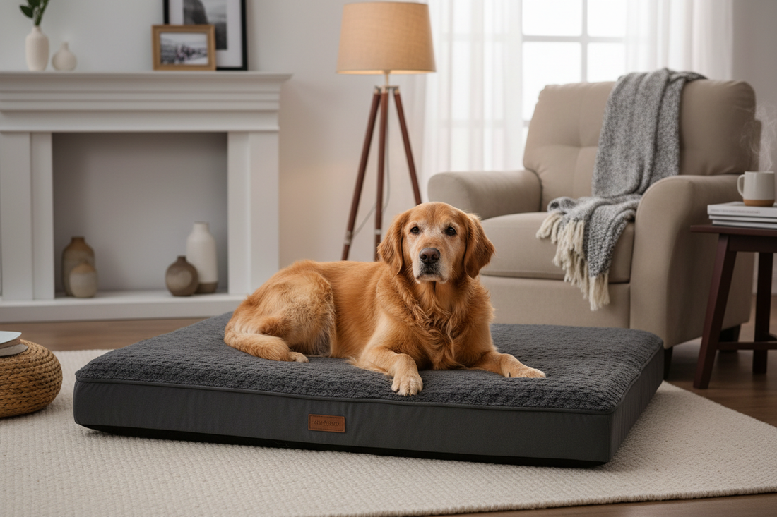 Orthopedic Memory Foam Beds for Senior Pets