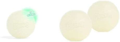 Chuckit! Max Glow Ball Bundle - Large 3 Inch Ball (1-Pack) & Medium 2.5 Inch Balls (2-Pack), Glow in the Dark Dog Toys